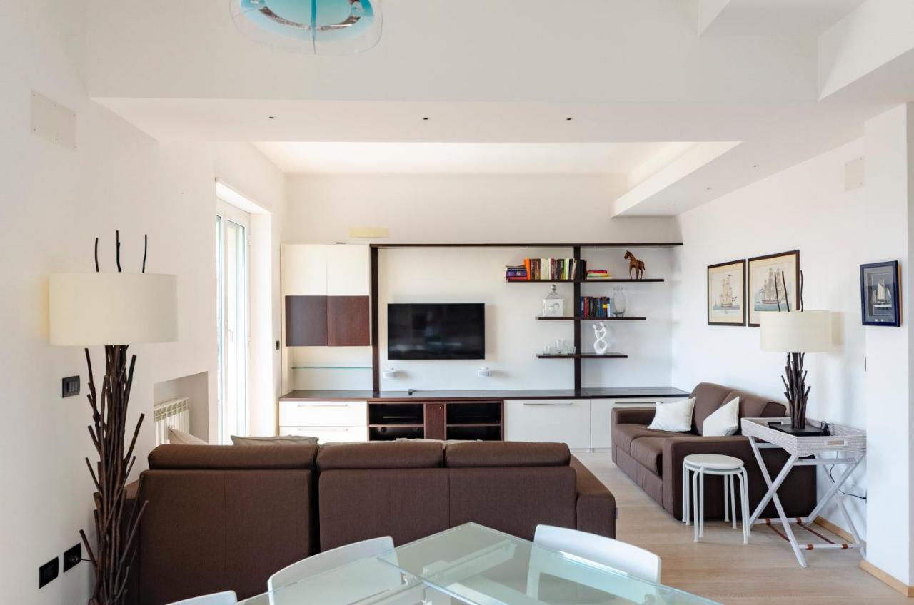Ferienwohnung Joivy Great Flat With Sea View Genua Exterior foto