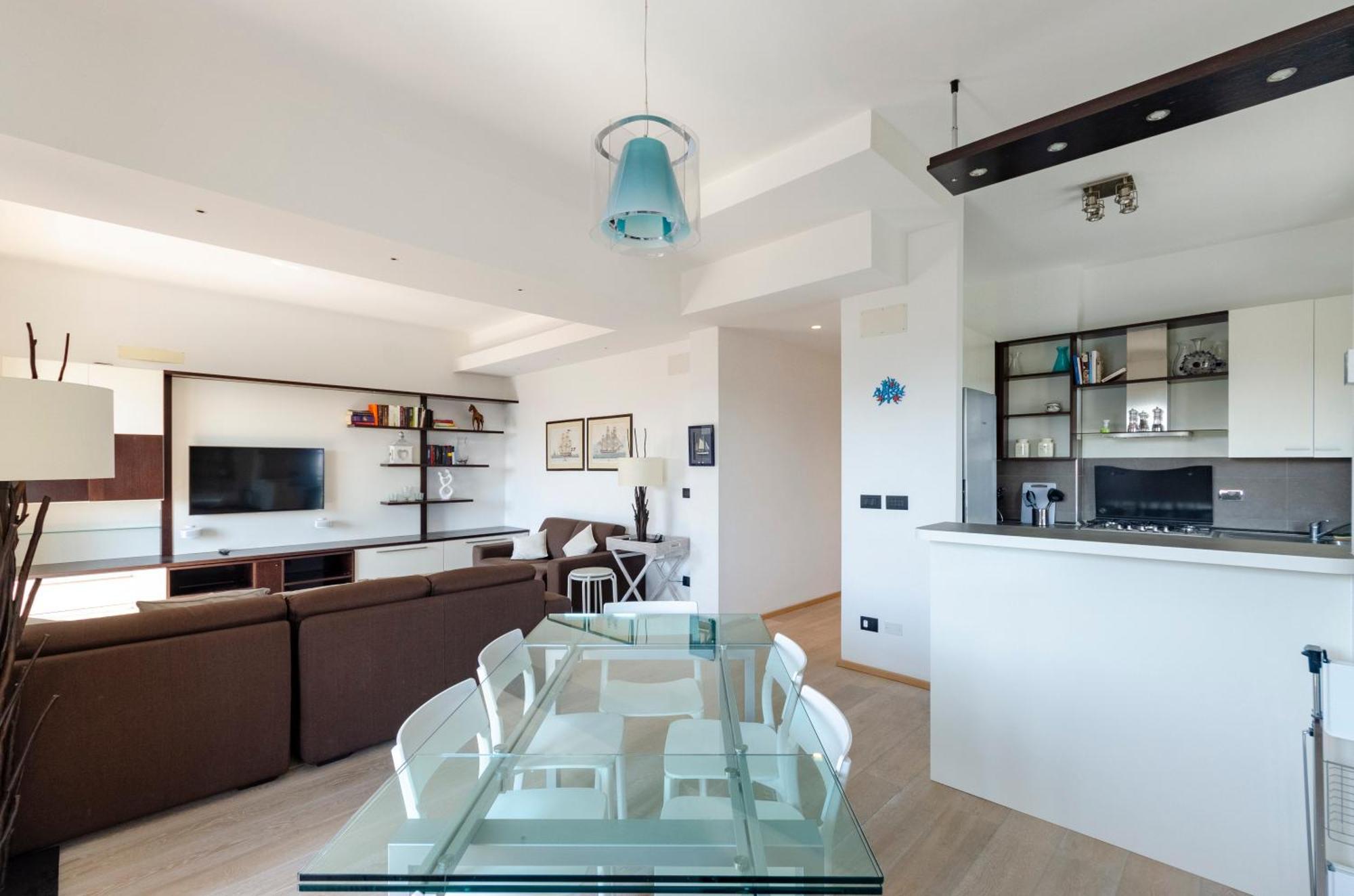 Ferienwohnung Joivy Great Flat With Sea View Genua Exterior foto