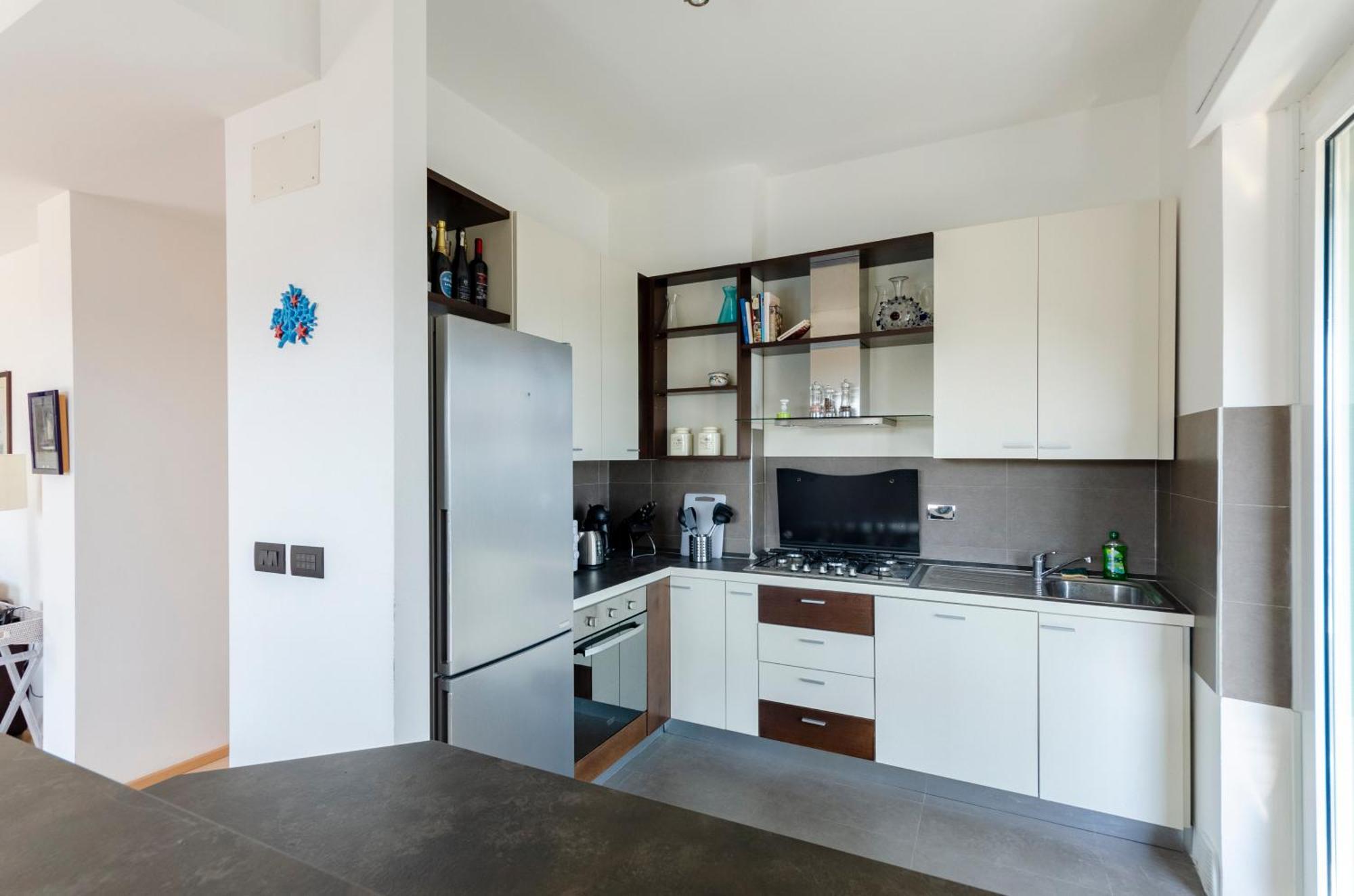 Ferienwohnung Joivy Great Flat With Sea View Genua Exterior foto