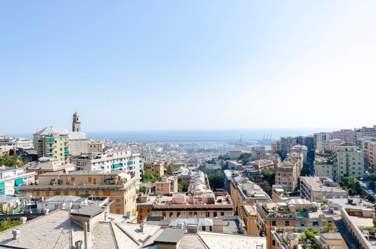 Ferienwohnung Joivy Great Flat With Sea View Genua Exterior foto